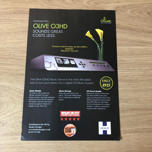 Hifis60 magazine advert - magazine, 11x8